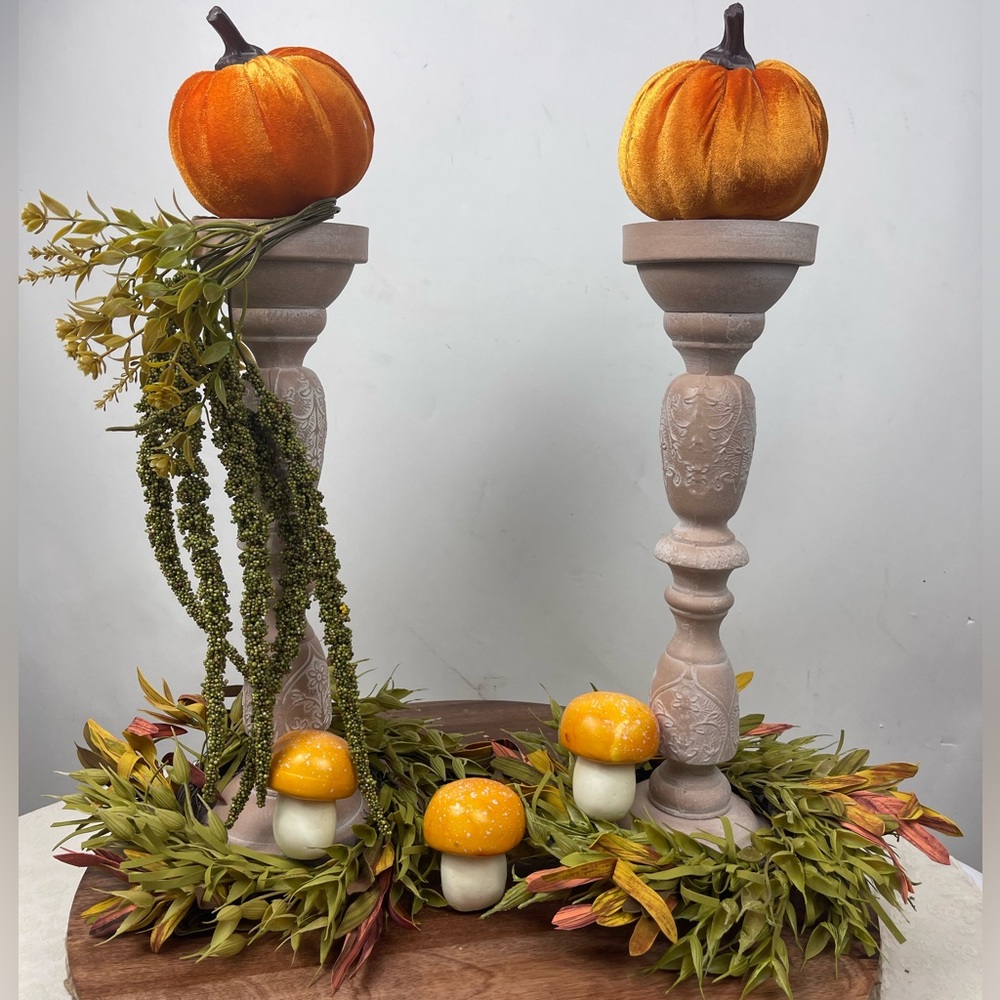 Candle holders pair (large).